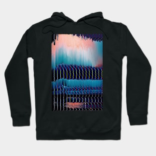 Surf Glitch #2 - Contemporary Exclusive Modern Design Hoodie